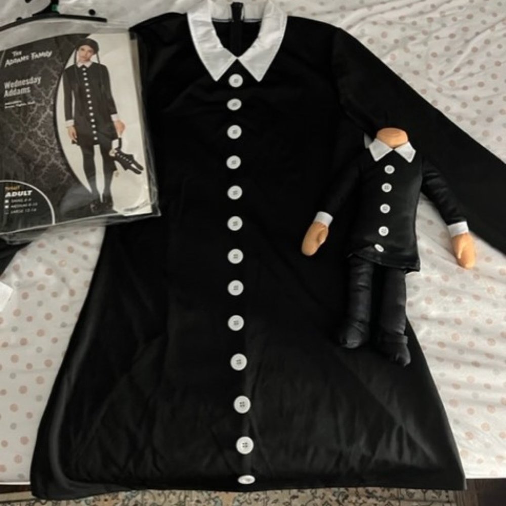Halloween Wednesday Addams Adult Costume